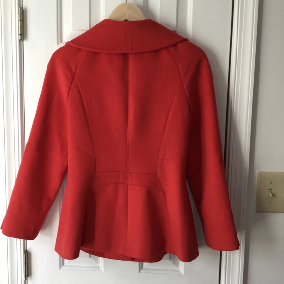 EUC Loro Piana + STYLE Paris Angora Wool Red Coat - Picture 2 of 6